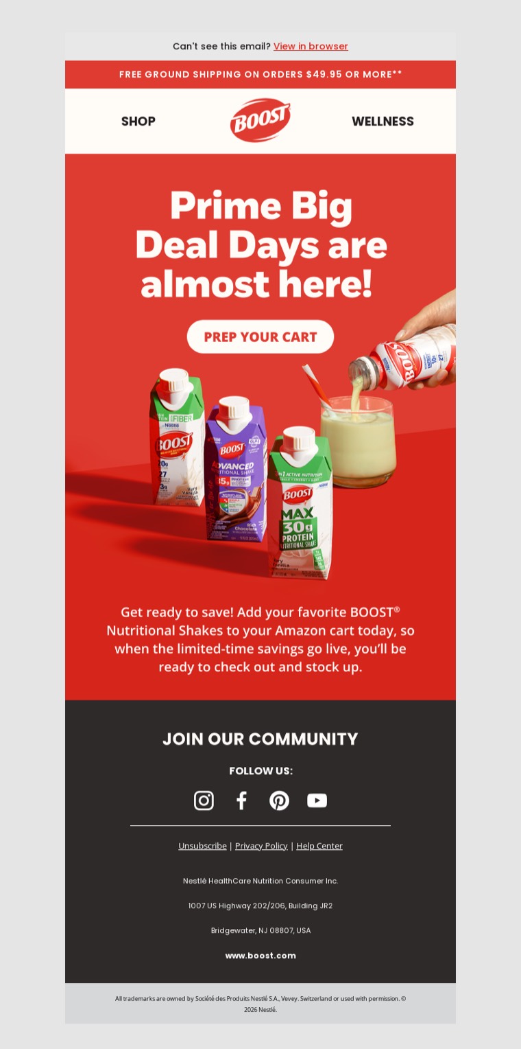 BOOST: preparing for Prime Big Deal Days