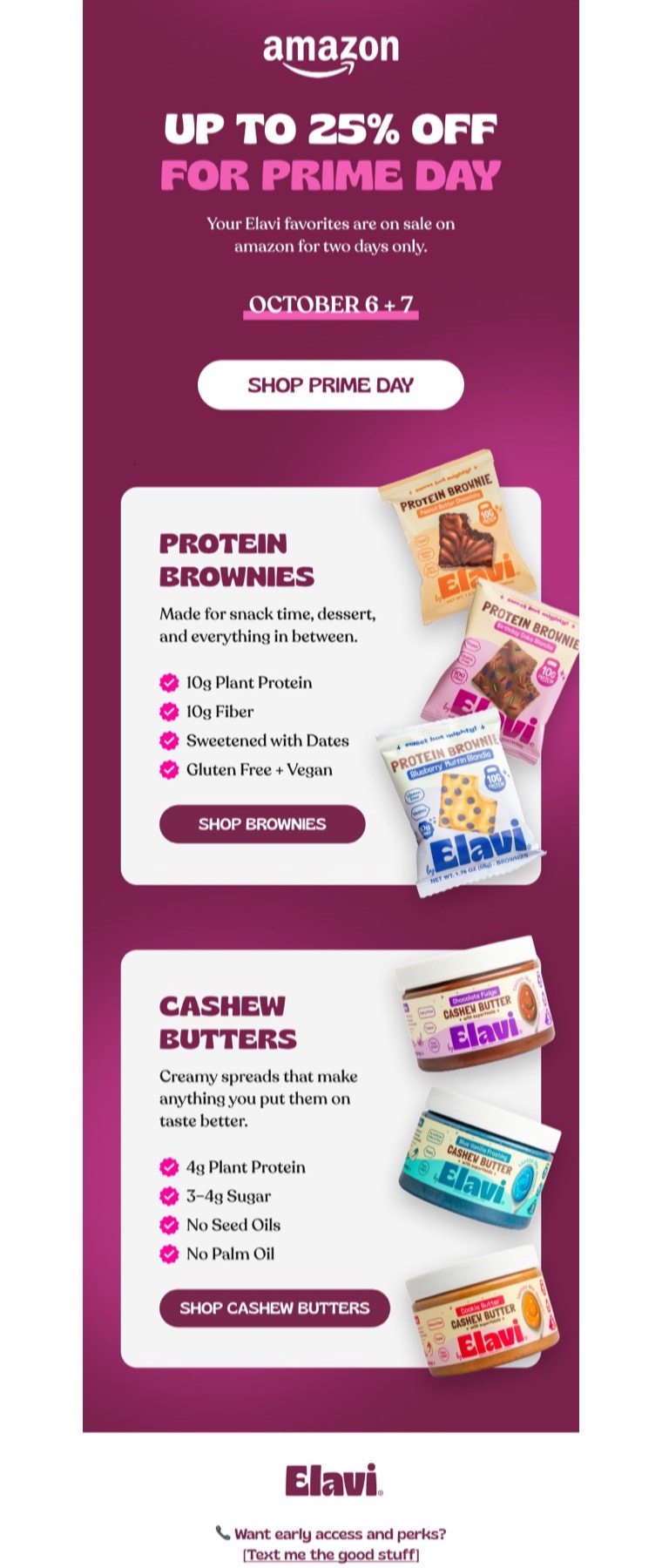 ELAVI: a Prime Day discount