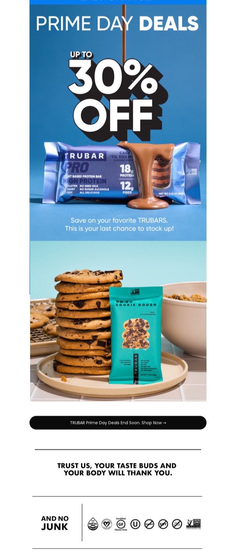 TRUBAR: last chance for Prime Day