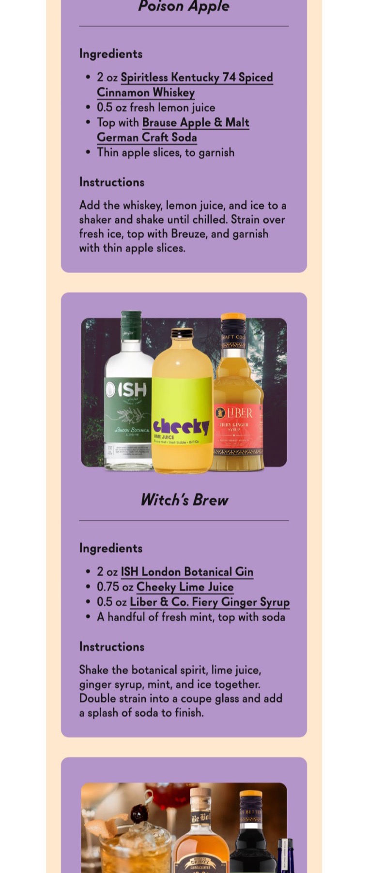 The Zero Proof: Halloween cocktail recipes
